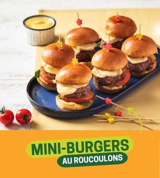 Recette Mini Burger Roucoulons